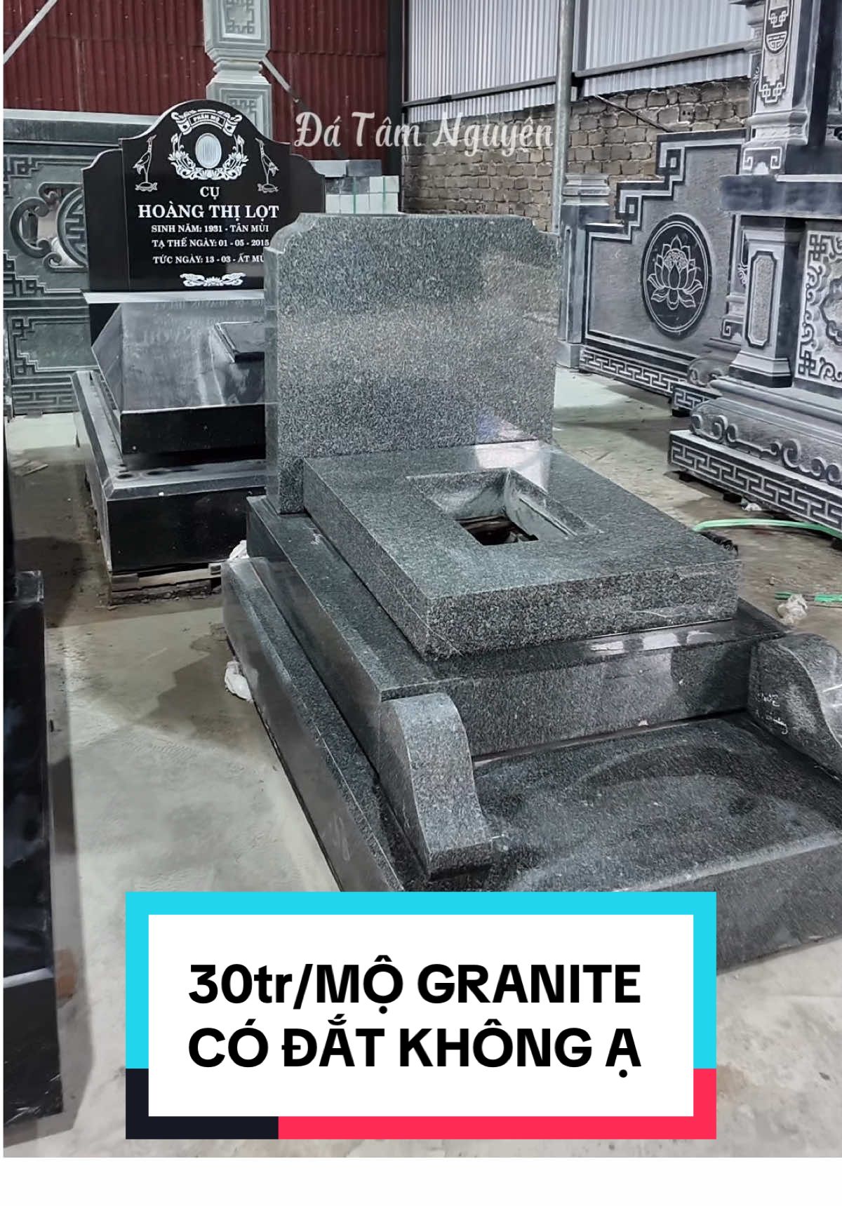 30tr/mộ granite có đắt không ạ #modagranite #langmoda #datamnguyen #gialangmoda 