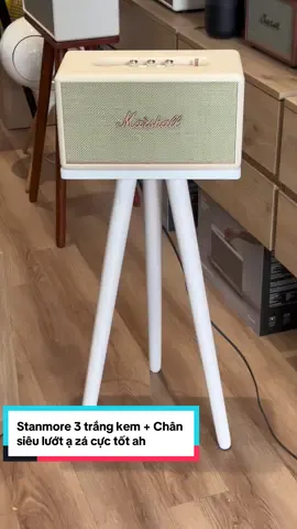 Em mới về 1 em siêu lướt marshall stanmore 3 màu trắng kem + chân giá cực tốt ạ #loabluetooth #marshall #marshallstanmore3 #loakaraoke #loacongsuatlon 