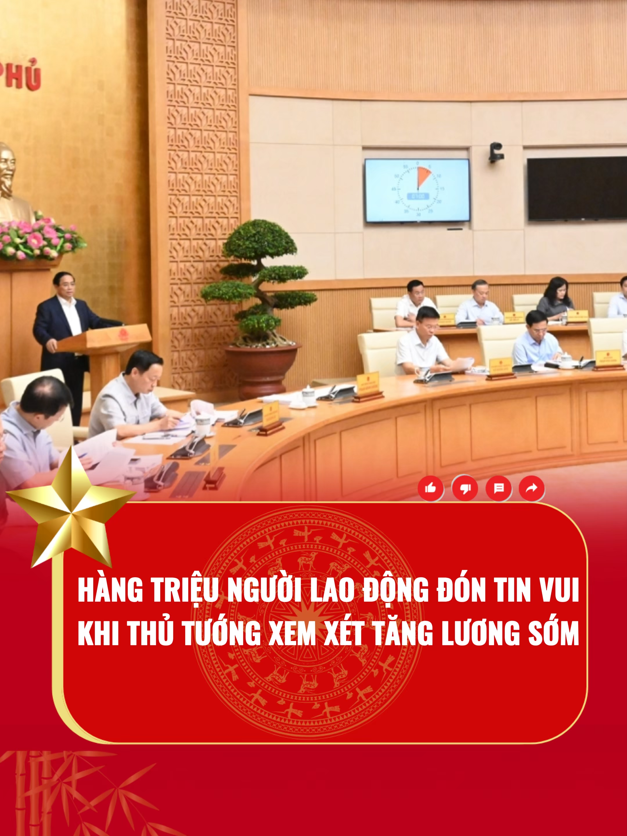 Hàng triệu người lao động đón tin vui khi thủ tướng xem xét tăng lương sớm hơn kế hoạch #tintucvietnam #tinnong #tinnongtrongngay24h #tinnoibat