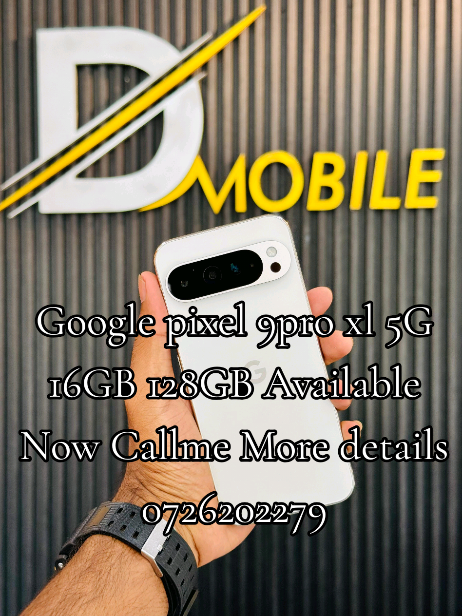 GOOGLE PIXEL 9 PRO XL  5G 16GB 128GB  (International Global Version)   පාවිච්චි කරන  පරණ  ෆොන් එකක් දිලා ඉතුරු ගාන දිලා PIXEL  9 PRO XL 5G  ෆොන් එකක්   අරන්  යන්න... (Samsung huawei redmi vivo oppo xiaomi sony google pixel iphone realme ) යන මාදිලි පමණක් හුවමාරු කරනු ලැබේ 💳KOKO AND CREDIT/DEBIT Card Payment Accepted 💳 Brand New 100% Condition  16GB 128GB  7 day one to one replacement warranty 6 months software warranty  Location-D Mobile No 60  orex city shopping complex ekala jaela   International global  version  Price 215000 Ex or sale ☎️ 0️⃣7️⃣2️⃣6️⃣2️⃣0️⃣2️⃣2️⃣7️⃣9️⃣