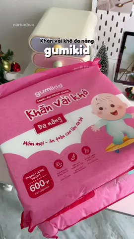 Khăn khô đa năng GUMI tiện lợi mà siu tiết kiệm luôn ✨🌸🧏🏻‍♀️🫧 #khankhodanang #gumi #khankho #khankhogumi #gumikid 