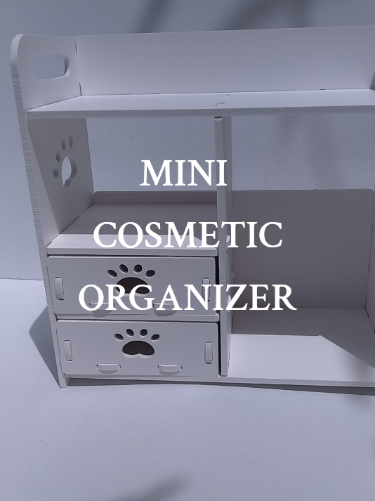 Ang Ganda npka Aesthetic d hltang mura ,kya check out na hbng mura pa 😍  #Minicosmeticorganizer  #makeuporganizer  #cosmeticorganizer  #woodenorganizer  #minidivider 