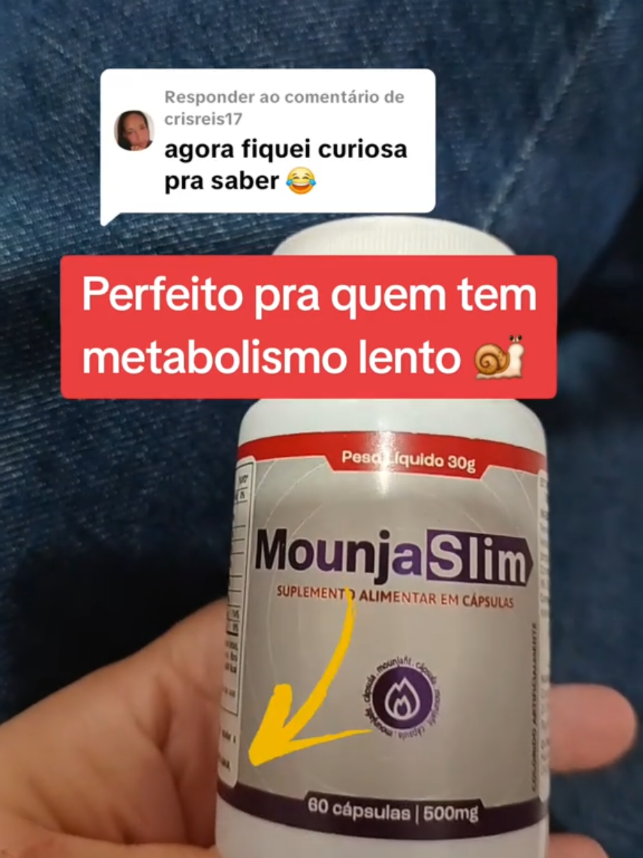 Respondendo a @crisreis17  Perfeito pra quem tem metabolismo lento 🐌 