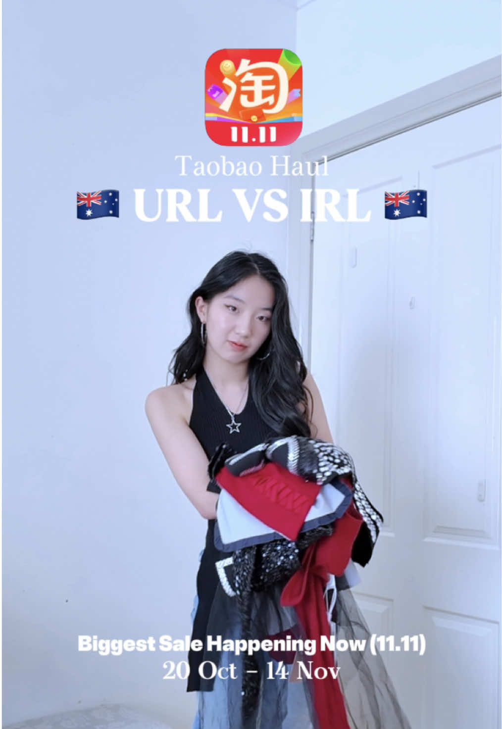 Taobao’s biggest sale is here in Australia ‼️ @taobao.australia  🛍️ Early Black Friday Sale Enjoy up to $15% off on Taobao  🚚 Free Shipping to Australia for Fashion Orders over AU $50 with ‘Click and Collect’ 💰 New User Deals  New users can now get AU $6 voucher and exclusive AU $0.20 homepage deals  Why shop from Taobao? They have a wide selection from cute everyday fashion pieces to unique local designer finds… plus electronics, accessories, jewelry, homeware, and more! ALL for great value 💵  ✨Use my Promo Code for Extra Savings✨ SALLYT5 - AU$5 OFF AU$50  SALLYT10 - AU$10 OFF AU$100 SALLYT20 - AU$20 OFF AU$200 Link in bio 🥰 So…you guys know where to find Jennie or other kpop idol inspired outfits now 😚 Hope you guys enjoyed the Taobao ONLINE vs IRL concept as well ✨  ____ #taobao #taobaohaul #tryonhaul #australia #blackfridaydeals          