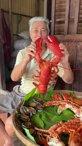 Ông nội mukbang mâm hải sản@Hải Sản Calista #haisancalista #chaukieumy2k #68kiengiang #mientayquetoi #mientay 