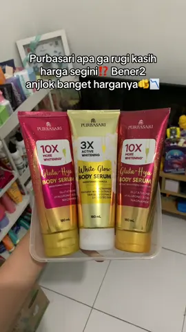 Purbasari Body Serum 180ml cybright whitening diskon!!! diskon purbasari body serum!!