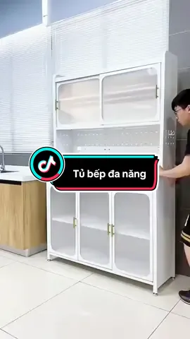 Tủ bếp đa năng. Nhiều ngăn, thiết kế sang trọng, đẹp đẽ. Phù hợp với mọi không gian nhà bếp. #hanggiadung #giadungtienich #giadungthongminh #xuhuong #fyp  @Gia Dụng Tiện Ích ✅ 