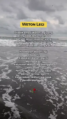 jangan heran jika weton Legi  diminggu minggu ini amarah lagi kurang terkontrol karena energi kesakitan yang kau tahan selama ini akan keluar. #WetonLegi #wetonmanis #legi #viralhariini #fyp 