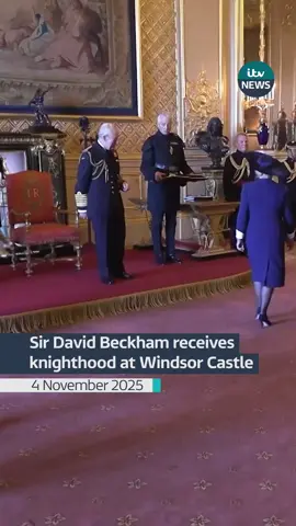 Sir David Beckham is being honoured for his services to sport and charity. Earlier this year, the sports star said he was “immensely proud” of being recognised in the King’s Birthday Honours. #itvnews #news 