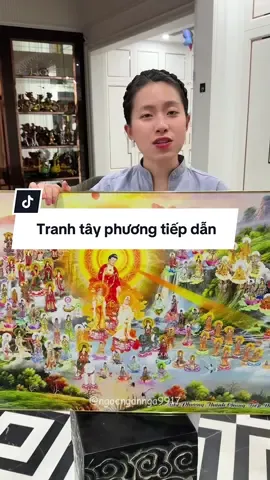 Tranh tây phương tiếp dẫn #tranhphatgiao #tranhphatphap #ngocngannga 