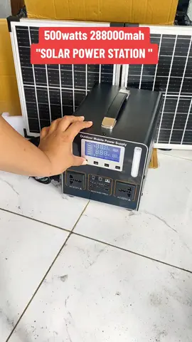 Large Capacity Solar Power Station #largecapacitypowerstation #500wattspowerstation #solarpowerstation #solarpowerstationwithsolarpanel #Powerstation 