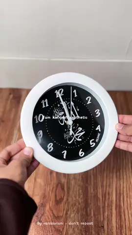 Harganya sangat terjangkau🥰 #jamdinding #jamaesthetic #jamkaligrafi 