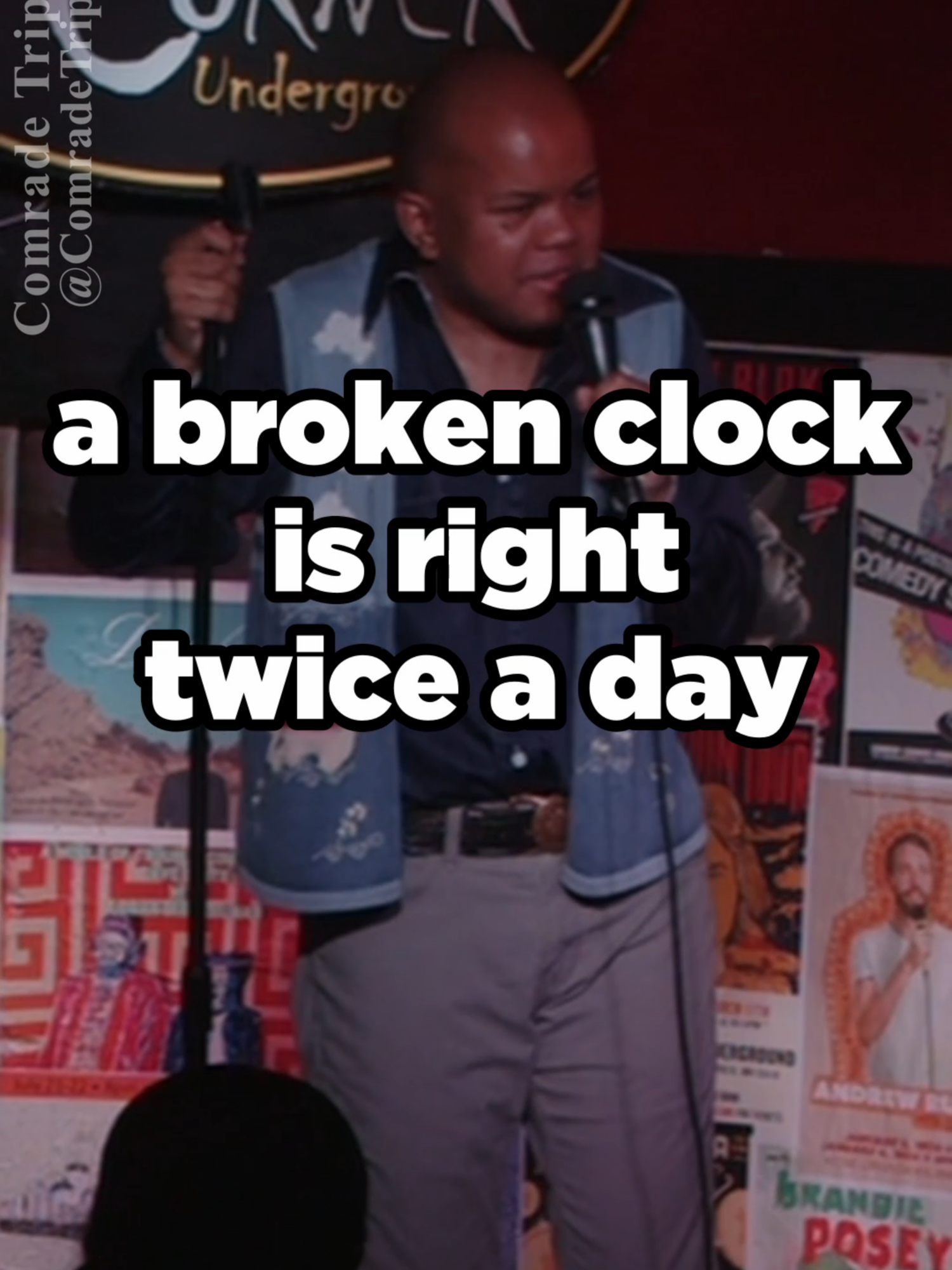 a broken clock is right twice a day #standup #standupcomedian #voting #election #joke #mn