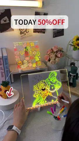 When imagination bursts, give them a glowing board to bring ideas to life.#conatu #LEDDrawingBoard #leddrawingboard #tiktok 