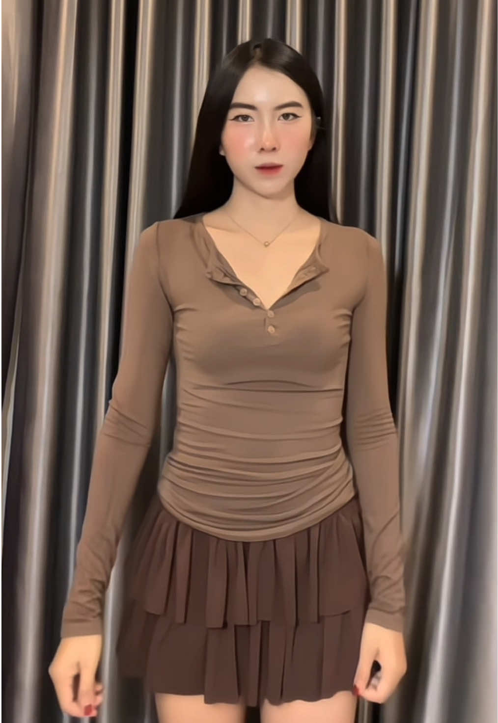 🤎💛 #OOTD #เสื้อผ้าผู้หญิง #แต่งตัว #ไอเดียแต่งตัว #เปิดการมองเห็น 