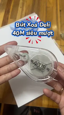 Bút Xóa Băng Học Sinh 40M Xinh Xăn Deli - Xóa Sạch Bám Dính Tốt Khô Nhanh Viết Đè Lên Ngay Băng Kéo Văn Phòng Nhiêu Màu.#dodunghoctap #hocsinh #xuhuong #deli #xuhuongtiktok  @Thanh riviu  @Thanh riviu  @Thanh riviu 
