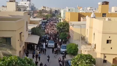 حضور مهيب في تشييع الشهيد عبدالله حسن يوسف 💔💔،،  #البحرين #شهركان #اكسبلور  #شهداء_البحرين🇧🇭 #💔💔 