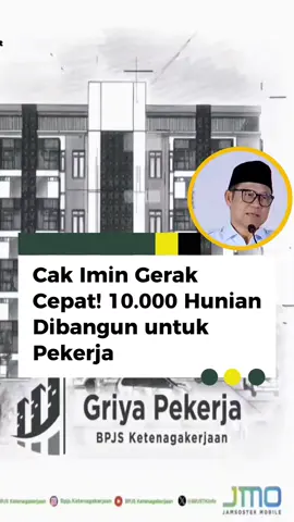Menko PM Gus Muhaimin resmi meluncurkan program 10.000 hunian untuk pekerja. Tujuannya jelas: bantu para pekerja punya tempat tinggal yang layak, dekat dari tempat kerja dan akses transportasi. Program ini bakal dimulai di Jakarta, Jawa Tengah, Jawa Timur, Banten, sampai kawasan industri seperti Jababeka–Cikarang. Harapannya, biaya hidup dan transportasi pekerja bisa jauh lebih ringan, hidup pun lebih seimbang. #PKB #GusMuhaimin #hunianpekerja @A Muhaimin Iskandar 