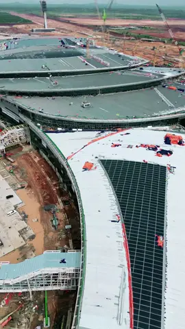 Cận Cảnh Phần Mái Siêu Nhà Ga Sân Bay Long Thành. #xuhuong #viral #giaitri #viralvideo #sanbaylongthanh 