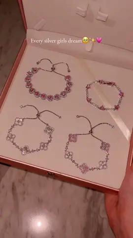 Which one will my silver besties like?🥹🥹#blackfriday  #trendingjewelry #matchingjewelry #jewelry #bracelet 