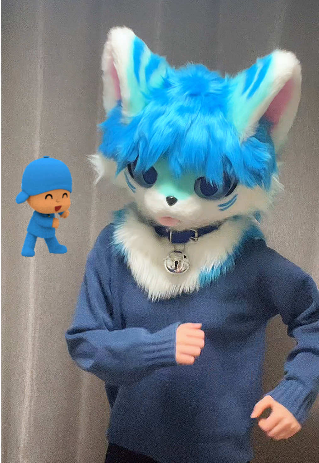 pocoyo 중독됐어.. #퍼슈트 #퍼리 #furryfandom #furry #fursuit