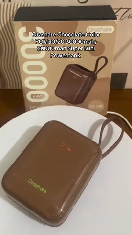 Orashare Chocolate Color PCM30/20 30000mah/20000mah Super Mini Powerbank  #orashare20000mahpowerbank  #powerbankfastcharging  #powerbank  #orasharepowerbank3000mah  #orasharepowerbank