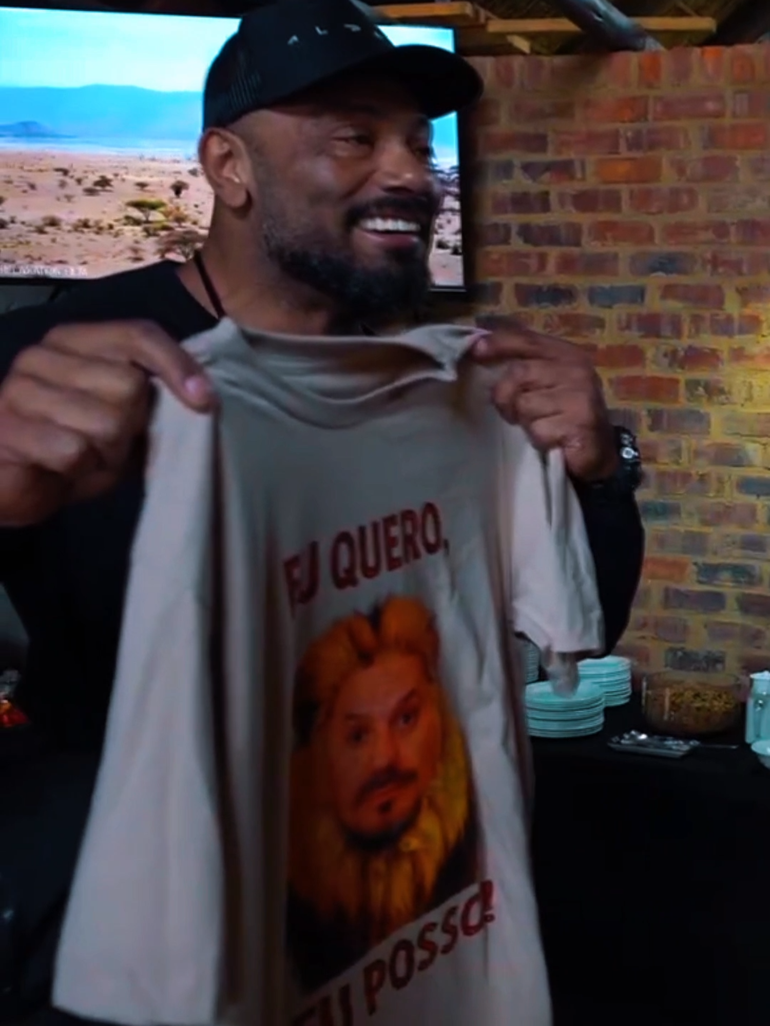 BALESTRIN PRESENTEIA RICHARD - TROLAGEM EU QUERO, EU POSSO #viralvideo #balestrin #africa #richardrasmussem #fyp