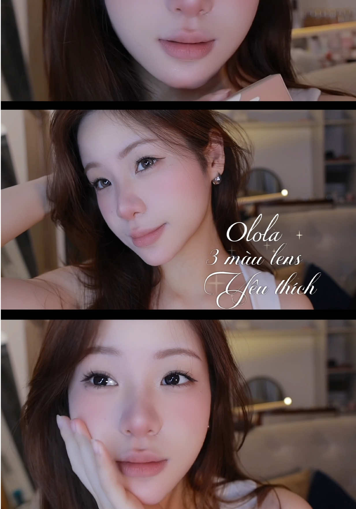 Nàng nào cần tham khảo lens thì lưu ngay nè ✨ #lensforgirlss #kinhaptrong #olola #vulaci #beauty 