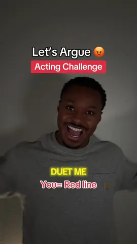 Let’s argue acting challenge! Let’s see what you got! #actor #acting #ActingChallenge #duetme #argue 