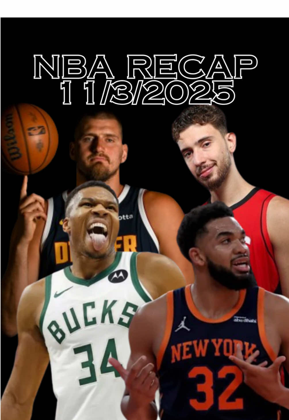 NBA RECAP 11/3/2025 #sentrryx #NBA #nbalatam #nbaespañol 