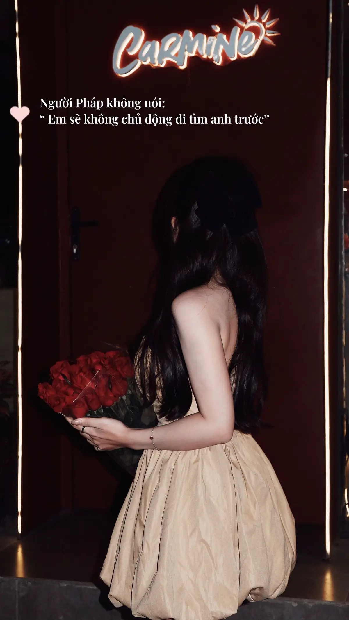 Yêu bằng trái tim, đừng yêu bằng đôi mắt #carmine 