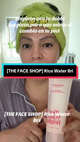 [THE FACE SHOP] Rice Water Bit… empieza con la doble limpieza para que mires cambios en tu piel #diblelimpieza #dealsforyoudays #aguadearroz #koreanskincare #koreanproducts 