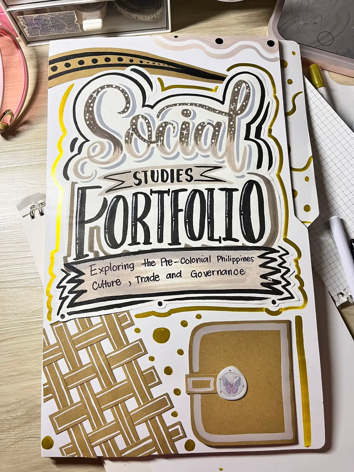 Another succesfull portfolio bound to baguio city #fyp #portfolio #portfoliodesign #ideas #scrapbook 