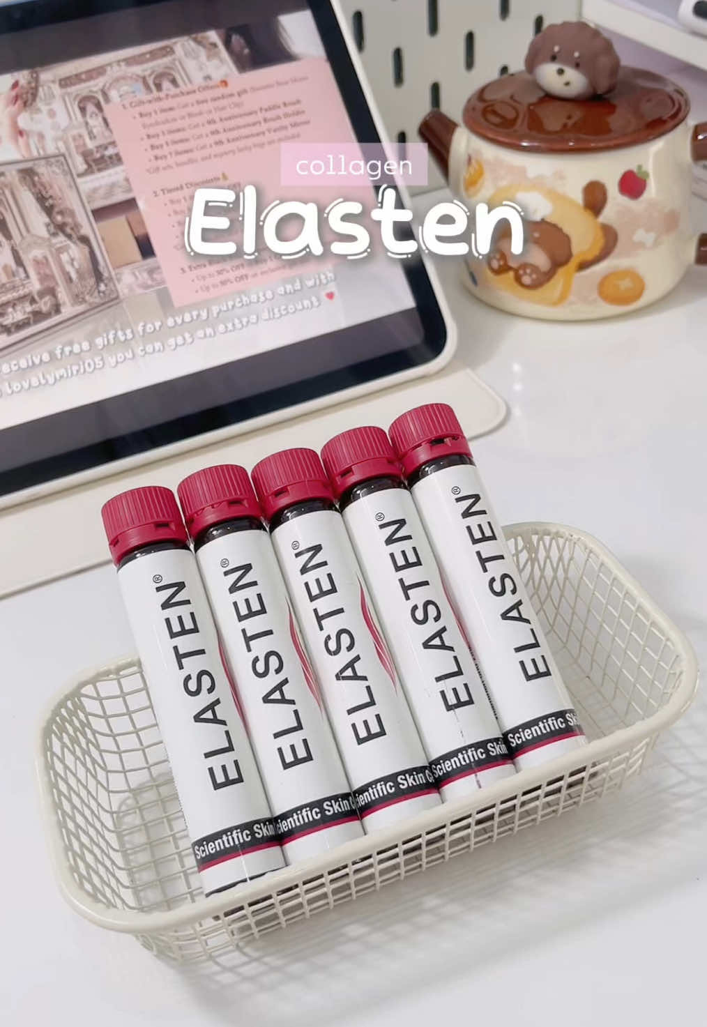 từ ngày uống collagen Elasten da dẻ của tui trộm vía lắm á mấy bà 💗 #Elasten #CollagenElasten #collagencaocaptuDuc #unboxcunganna 