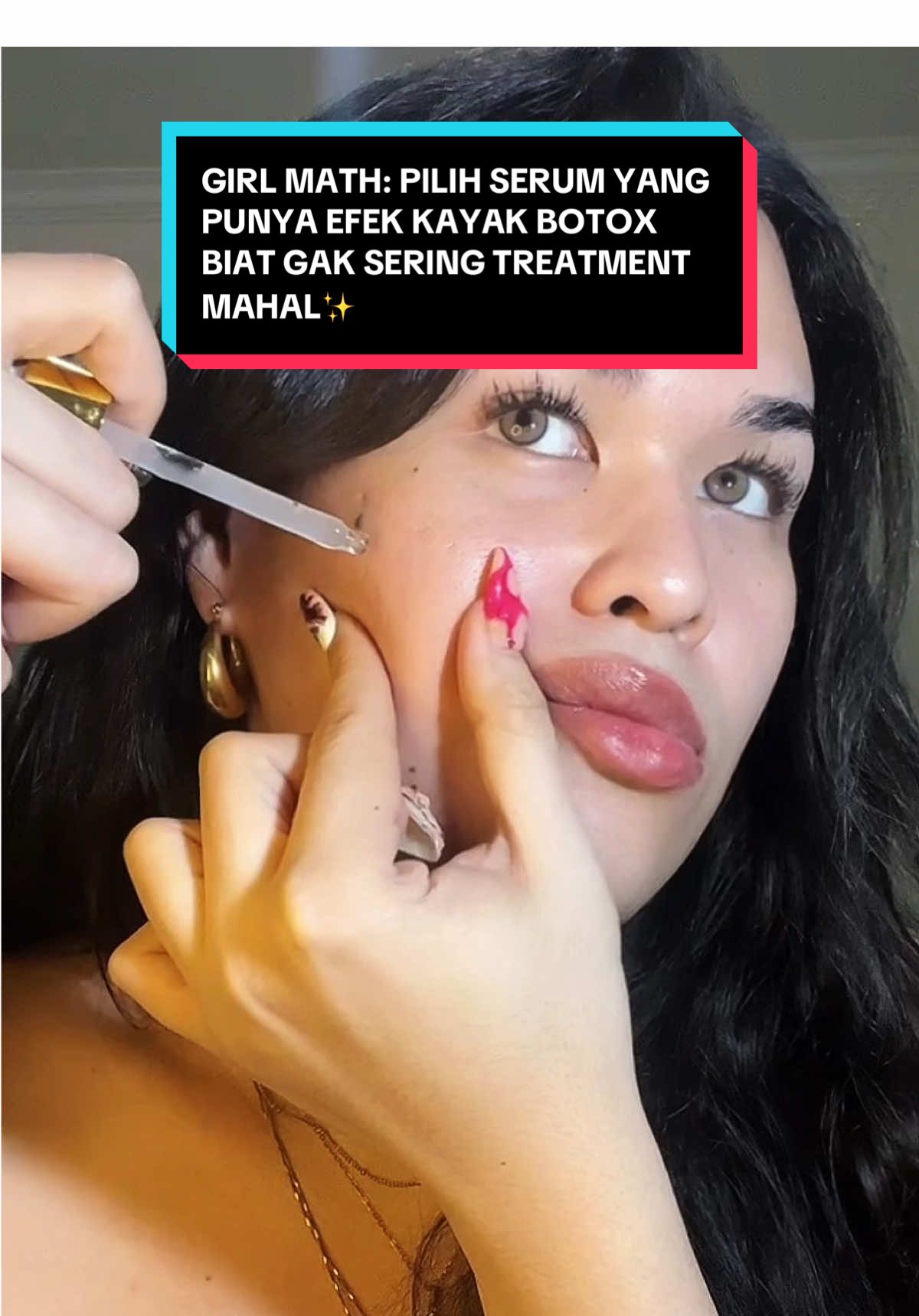 GIRL MATH VERSI AKU BIAR GAK SERING-SERING TREATMENT 🧮 #bhumiskincare #botoxserum #botoxinabottle #peptideserum #tipsskincare 
