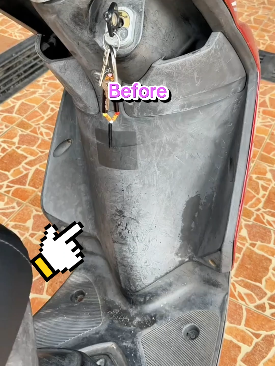 Ginamit ko ‘tong CGL Plastic Restorer at grabe! Isang wipe lang, balik itim agad!#FUNTasticPayday #11.11BigPamaskoSale #longlasting#BeforeAndAfter#plasticrestorer#safe#carglowlab#CarGlowLabPH1111