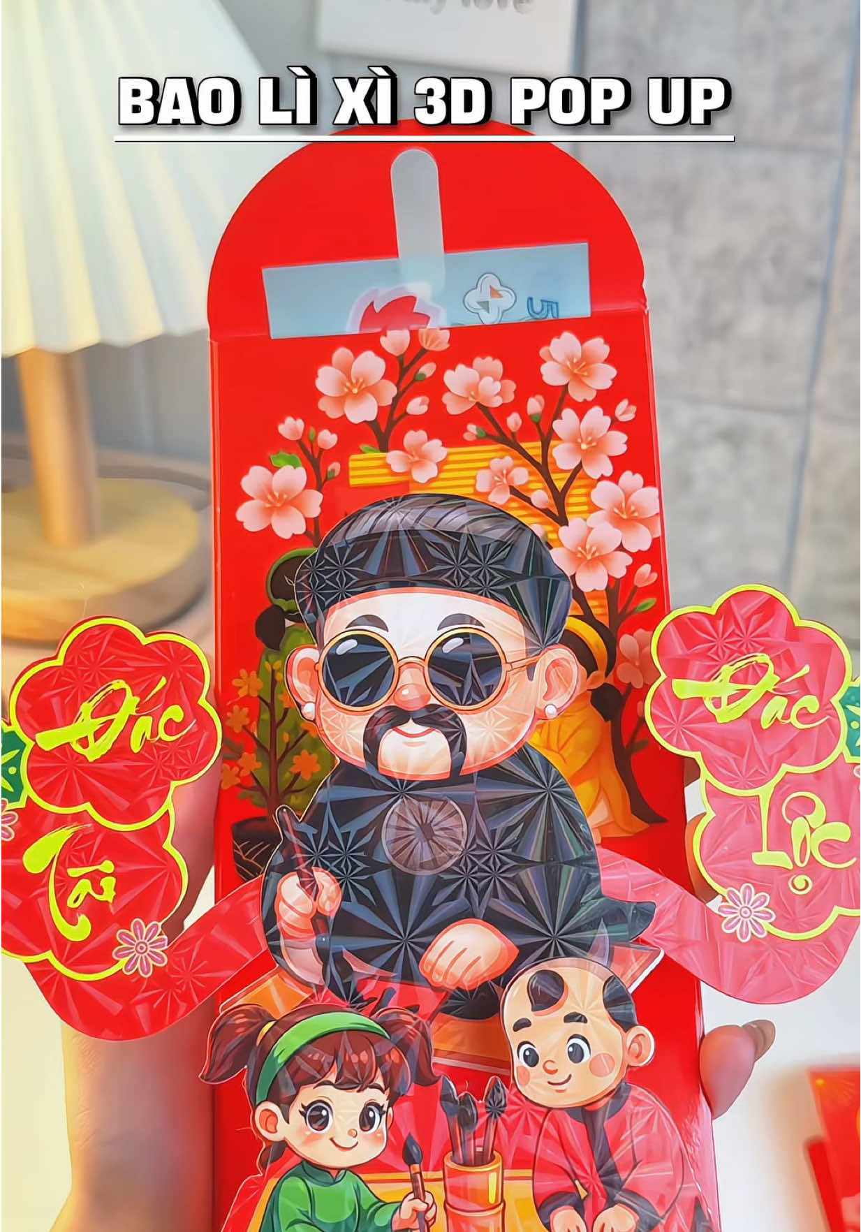 Bao lì xì mới 2026 dạng 3D PopUp xinh và sang nữa.  #baolixi #baolixitet #baolixi3d #tet2026 #baolixipopup 