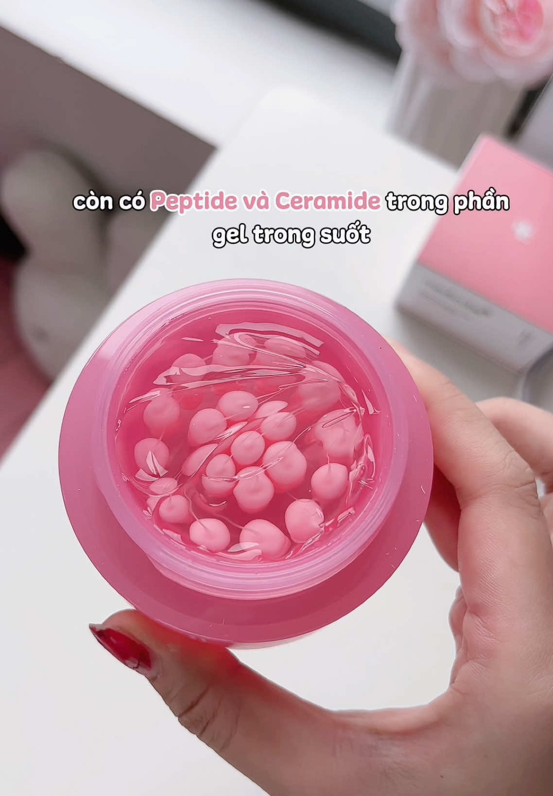 Kem dưỡng xinh quó 🎀 viên nang PDRN Pink Collagen Capsule Cream màu hồng sáng đều màu da Medicube ✨ #medicube #pdrnpinkcollagencapsulecream #pdrncollagenmask #kemduongmedicube #medicubeskincare 