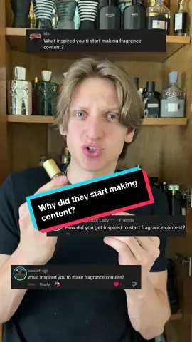 Why did I start making content? #Fragranceknowledge 