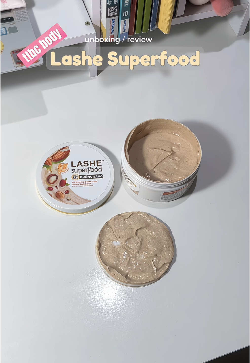 tẩy xong thấy da mềm mịn hẳn #lashesuperfood #bodysrub #taytebaochet #duongtrang #vzone 