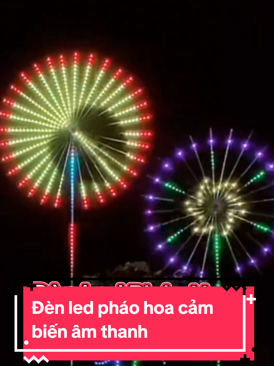 Đèn led pháo hoa cảm biến âm thanh #xuanthaophukien #denledphaohoa #denledphaohoangoaitroi #xuhuong2026 #tiktokshop 