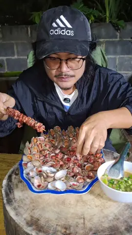 กินหอยแครงสดๆ ชุ่มคอ#หอยแครง 