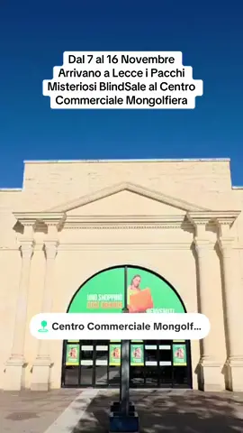 Booom 🚨 dal 7 al 16 Novembre arriva a Blindsale a Lecce al Centro Commerciale Mongolfiera, I Pacchi Misteriosi con Merce Amazon ti Aspettano, non Mancare 📦 #blindsale #lecce #pacchi #neiperte #puglia 
