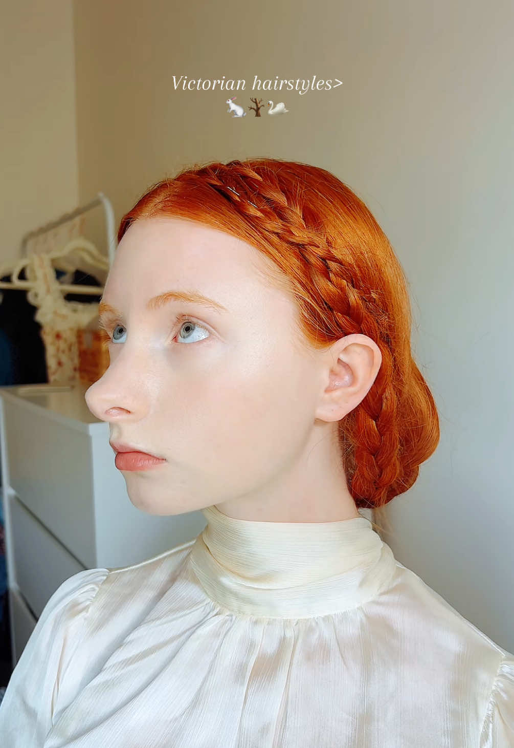Oh it’s so wonderful! Do you like it? #hairstyle#victorian#victorianera#hair#foryoupage 