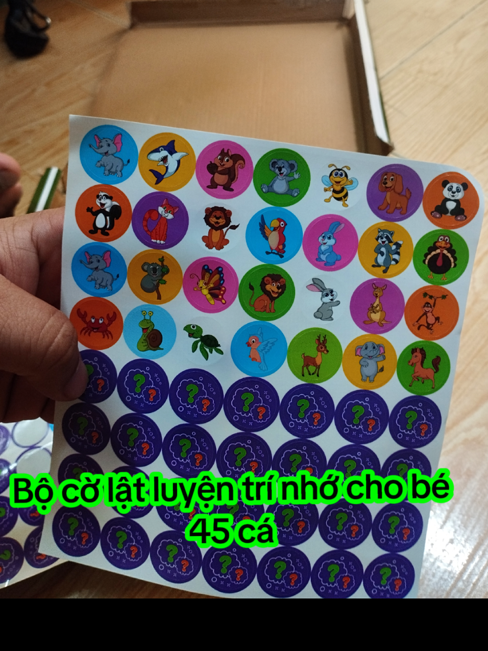 Trả lời @m.tho.tefal.shop chơi vui lắm. rèn trí nhớ cho bé rất ok #dochoitreem #colat #dochoichobe #dochoitritue #dochoithongminh 