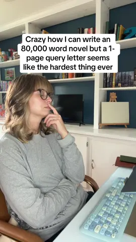 Why is writing a query letter impossible? The hard part is done yet somehow…it’s not. #writertok #writersoftiktok #BookTok #queryingauthors #fyp