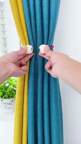 Such beautiful magnetic curtain tie, easy to use and simple, recommended #curtain