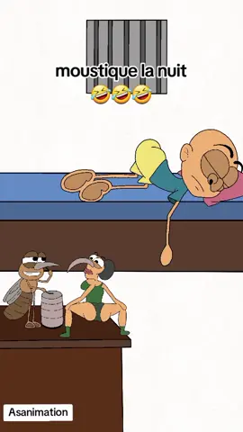 moustique la nuit🤣🤣🤣 #animation #memes #humour #fyp #2d 