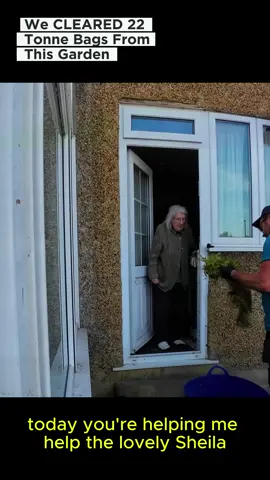 helping Sheila part 4 we defeated all the brambles and helped her get her garden back🙏🏻 #cleaningtiktok #uktiktok #cleanup #CleanTok #gardening 