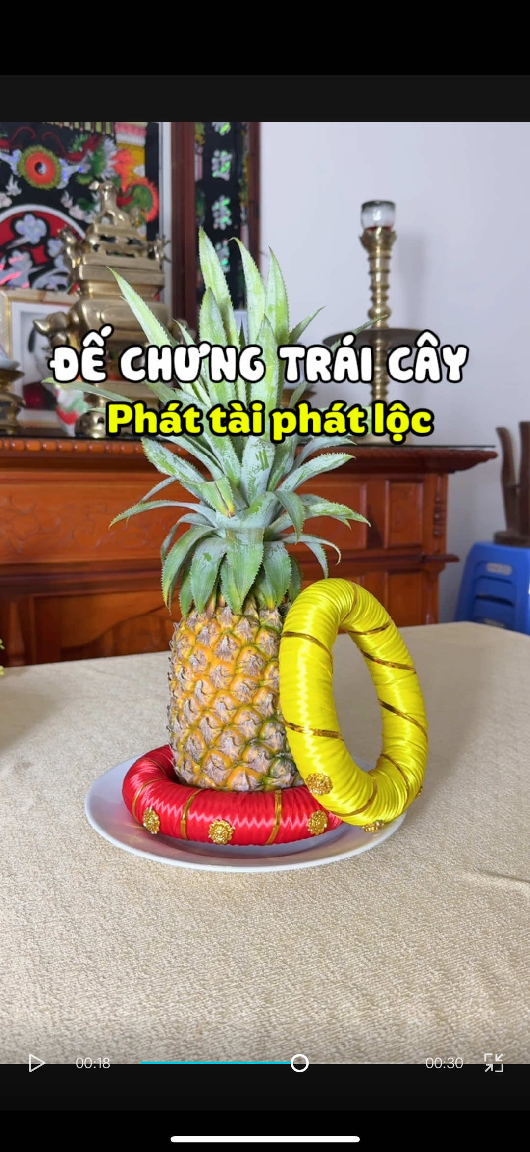 Chưng trái cây đẹp nhờ đế chưng này cả năm phát tài #dechungtraicay #dothocung #dechungdua #tet2026  #methamriviu 